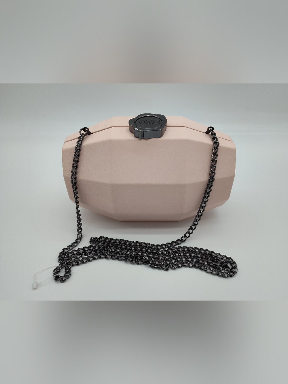VIKTOR ROLF Flowerbomb Pink Minaudiere Clutch Crossbody Chain Limited Edition